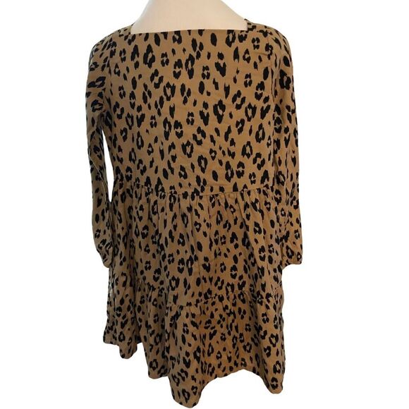 Carter's Kid Girls Leopard Print Dress Size 8 NWT Cotton Casual Party Cute - Picture 2 of 11